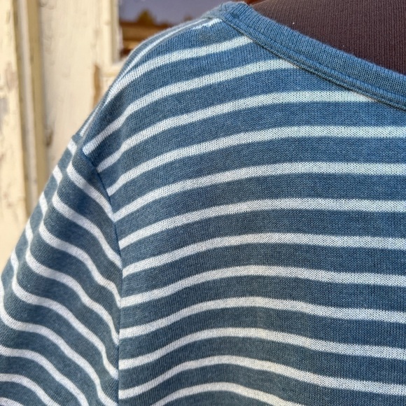 ODDY Striped Oversized Plus Nautical Pullover Sweater Top Shirt Minimalist H5 - Picture 2 of 8